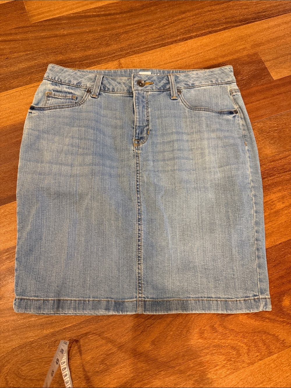 Sonoma Light Blue Denim Mini Skirt